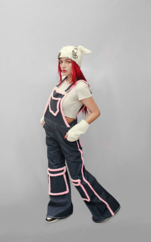 Overol plushie denim